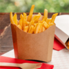 200 Scatole per patatine fritte 'thepack' naturale  : Stoviglie/snack