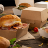 50 Scatole di Hamburger "thepack" 220g naturale  : Stoviglie/snack