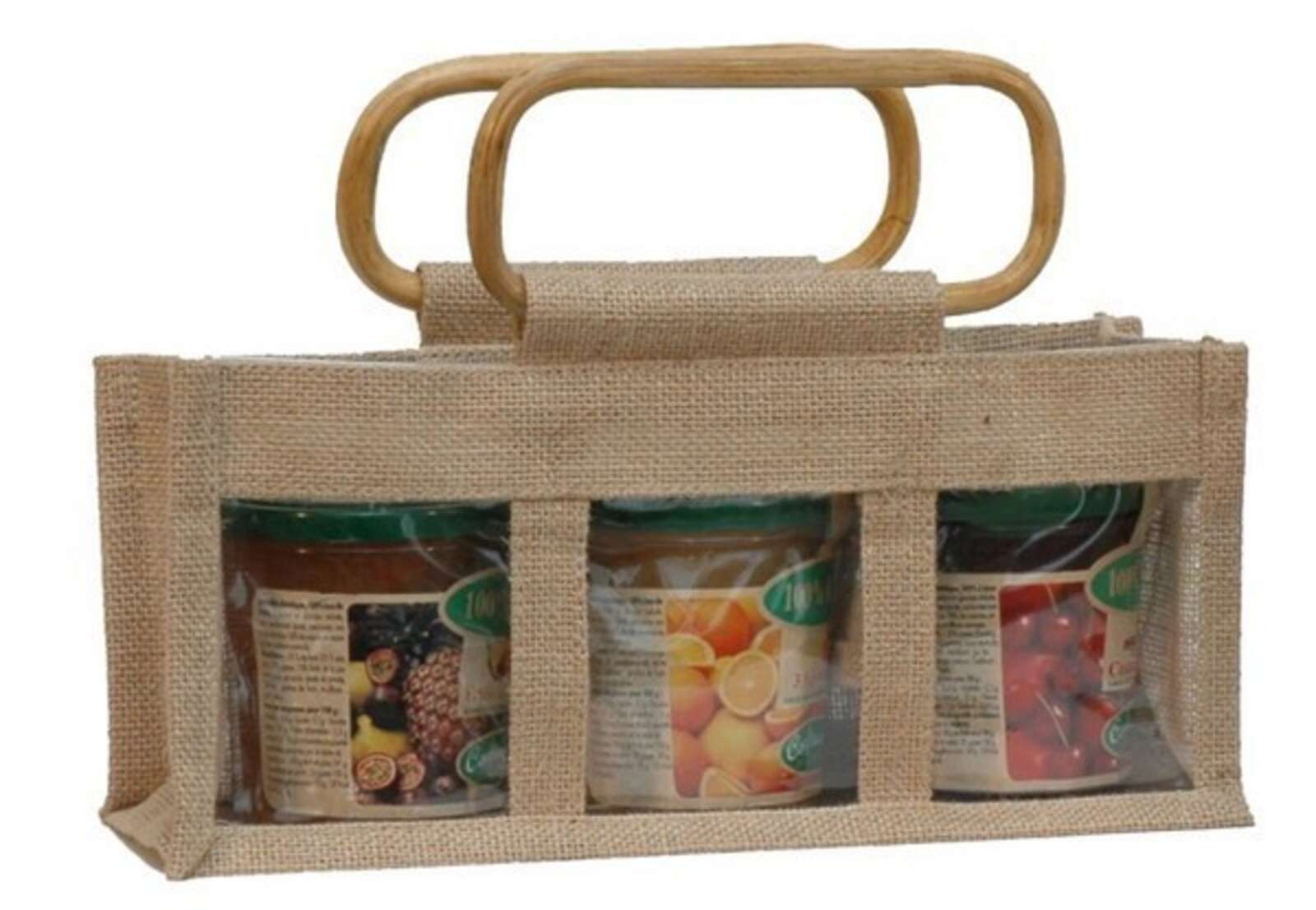 XCDMJ 2 sacchetti di iuta non stampati, 45 x 35 cm, grandi