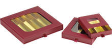 Coffret carton carré chocolats : Scatole