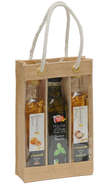 Sacchetto di tela 3 bottiglie di olio d'oliva : Bottiglie e prodotti locali