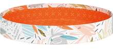 Corbeille ronde bords droits orange fraicheur  : Cestini