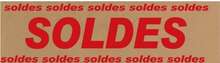 Banderoles papier "SOLDES" horizontal : Accessori per imballaggi