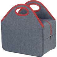 Sac isotherme rectangle gris/rouge  : Borse