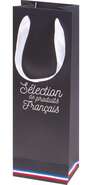 Busta di cartone &#8220;Selezione di prodotti francesi&#8221; 1 bottiglia : Bottiglie e prodotti locali