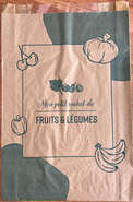 Lotto di 1000 sacchetti per la frutta in carta kraft - 3 kg : Borse