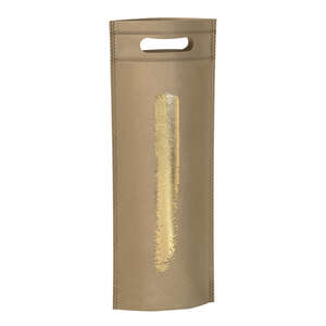 Immagine del prodotto Sacchetto non tessuto BOTTIGLIE Cammello/Oro