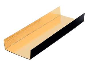 Immagine del prodotto Fondo piegato Oro/Nero 380 Gr/m²