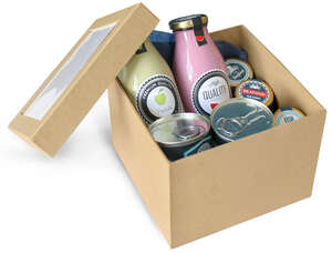 Immagine del prodotto Set di 2 Scatole Pandora - Finestra coperchio