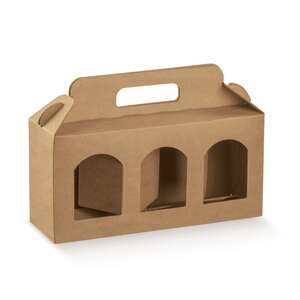 Immagine del prodotto Cartoncino Portavasetti liscio 3 vasi, 7 altezze diverse