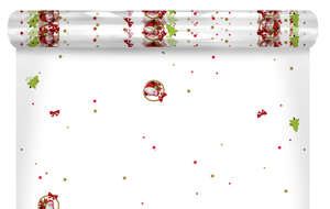 Immagine del prodotto Rotolo di pellicola Polypro con motivi "Babbo Natale".