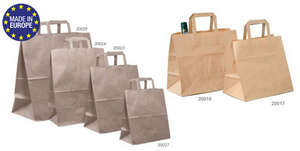 Immagine del prodotto Borsa kraft marrone - Manici piatti