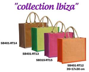 Immagine del prodotto Borsa in iuta Collezione IBIZA 350+150x300mm