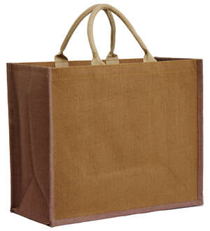 Immagine del prodotto Borsa in iuta Collezione IBIZA con tasca 420+170x350mm