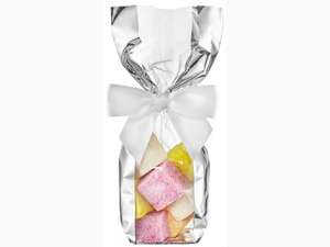 Immagine del prodotto Sacchetto con fondo cartone con larghe strisce Argento