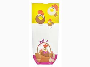 Immagine del prodotto 100 Sacchetti base cartone Pasqua - Gallina