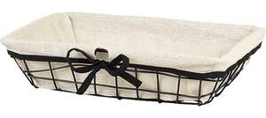 Immagine del prodotto Cestino metallo nero/tessuto