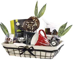 Immagine del prodotto Cestino metallo nero/tessuto