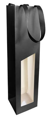 Immagine del prodotto Sacchetto 1,2,3 bottiglie Seduzione black 