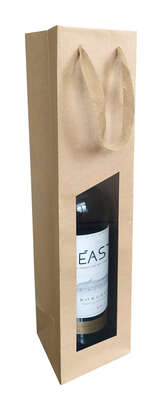 Immagine del prodotto Borsa Séduction Natural da 1,2,3 bottiglie con finestra