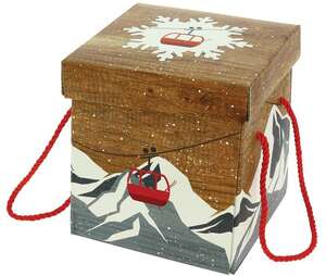 Immagine del prodotto Scatola quadrata pieghevole baita 