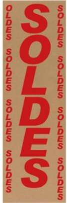 Immagine del prodotto Striscione di carta verticale "SALDI"