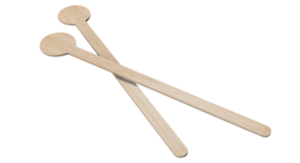 Immagine del prodotto 500 Agitatori in legno a forma di cucchiaio 