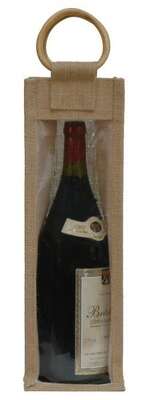 Immagine del prodotto Borsa in juta per 1 bottiglia MAGNUM + finestra