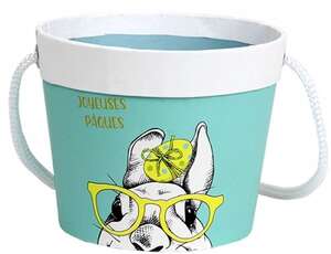 Immagine del prodotto Secchio di Cartone rotondo "Coniglio" Pasqua 