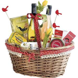 Immagine del prodotto Cesto di vimini + tessuto