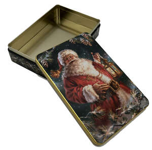 Immagine del prodotto Scatola in metallo “Babbo Natale”.