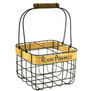 Immagine del prodotto Riserva personale” portabottiglie in metallo e legno