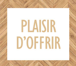 Immagine del prodotto Etichetta “Il piacere di donare”.