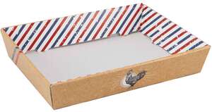 Immagine del prodotto Cestino rettangolare in cartone Kraft "Gallus"