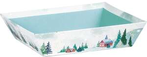Immagine del prodotto Cesto quadrato in cartone Collezione “Campagna Innevata”