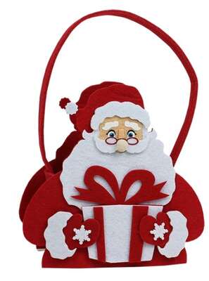 Immagine del prodotto Borsa in feltro di Babbo Natale
