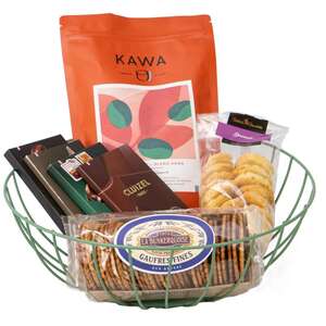 Immagine del prodotto Cesto rotondo in metallo verde selvaggio