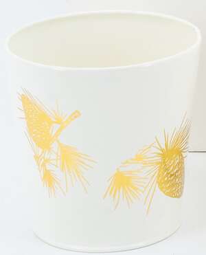 Immagine del prodotto Vaso in metallo bianco "Pigna"