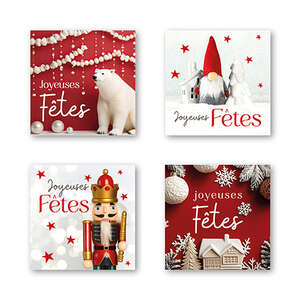 Immagine del prodotto Etichetta rossa "Buone Feste"