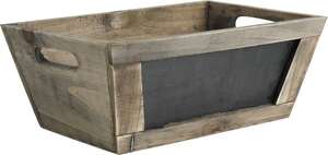 Immagine del prodotto Cesto in legno + tavolino