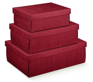 Immagine del prodotto  Scatole di cartone bordeaux