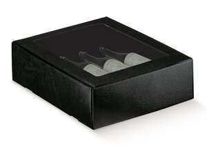 Immagine del prodotto Scatola da 3 bottiglie con finestra trasparente