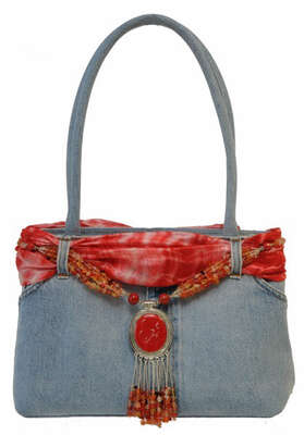 Immagine del prodotto Borsa fatta a mano in jeans 3 colori