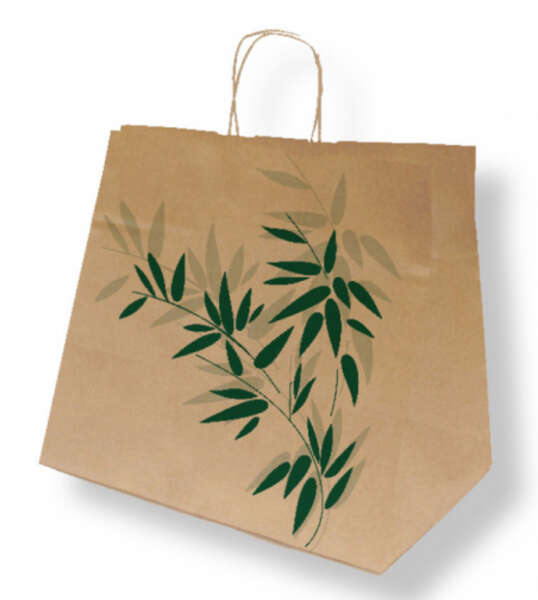 Immagine del prodotto Borsa CATERING manici attorcigliati decorata