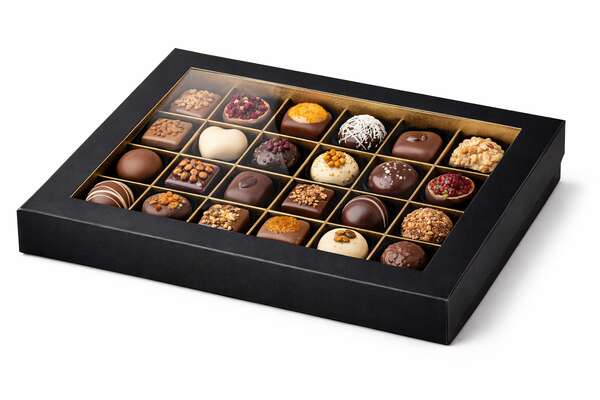 Immagine del prodotto Confezione Macaron/Cioccolatini con finestra