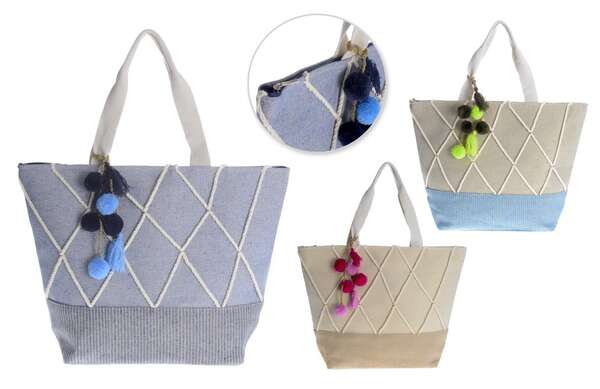 Immagine del prodotto Set di 3 borse moda in tela
