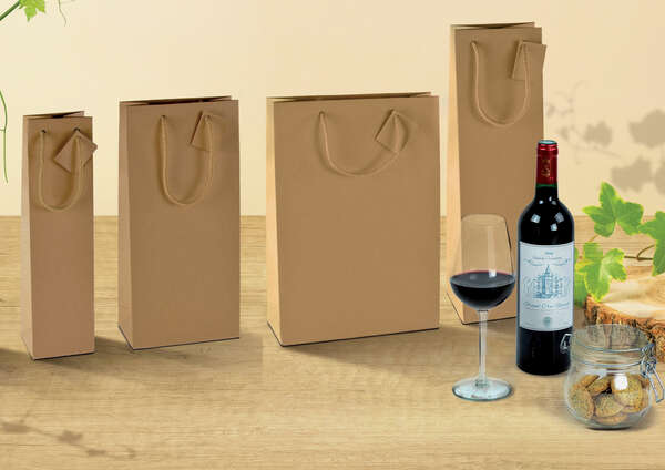 Immagine del prodotto Borse in carta kraft naturali - collezione 