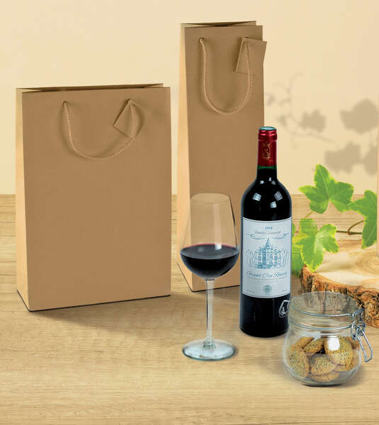 Immagine del prodotto Borse in carta kraft naturali - collezione 