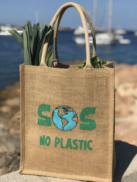 Immagine del prodotto NO PLASTIC - Borsa in iuta 100% biodegradabile