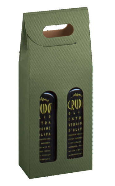 Immagine del prodotto Cofanetto regalo cartone per bottiglie speciali di olio d'oliva DOC